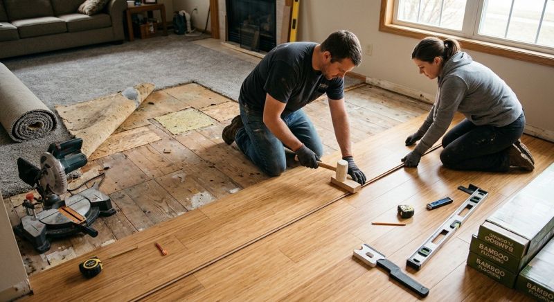 Bamboo Flooring Installation in Easton, MD