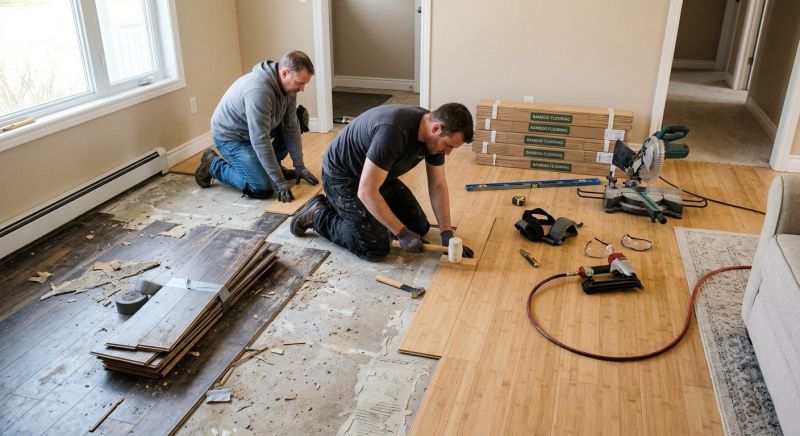 Bamboo Flooring Installation in Easton, MD