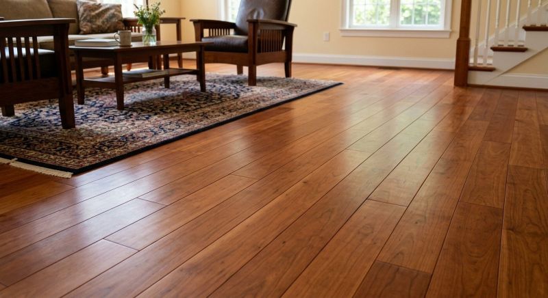 Cherry Floor Installation in Easton, MD