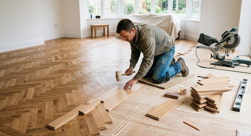 Finished Floor Installation in Easton, MD