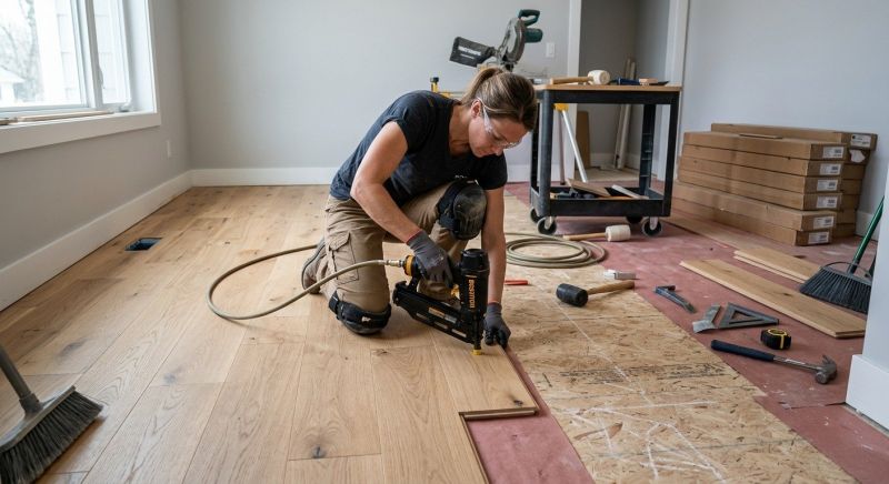 Hardwood Floor Installation in Easton, MD