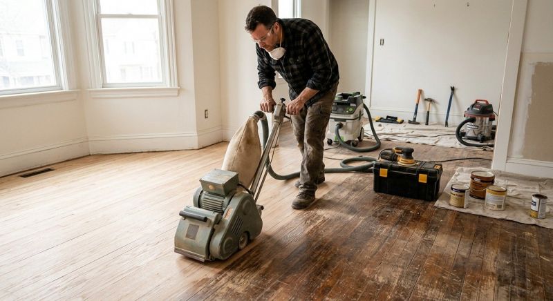 Hardwood Floor Renovation in Easton, MD