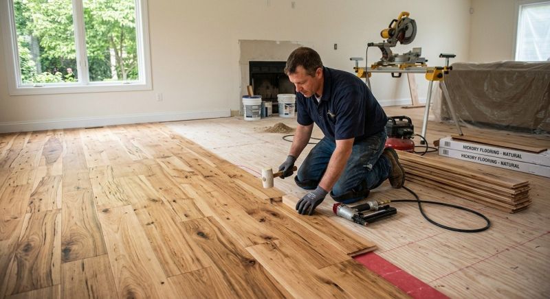 Hickory Floor Installation in Easton, MD