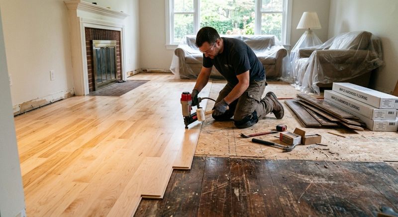 Maple Flooring Installation in Cambridge, MD