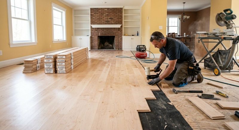Maple Flooring Installation in Queenstown, MD