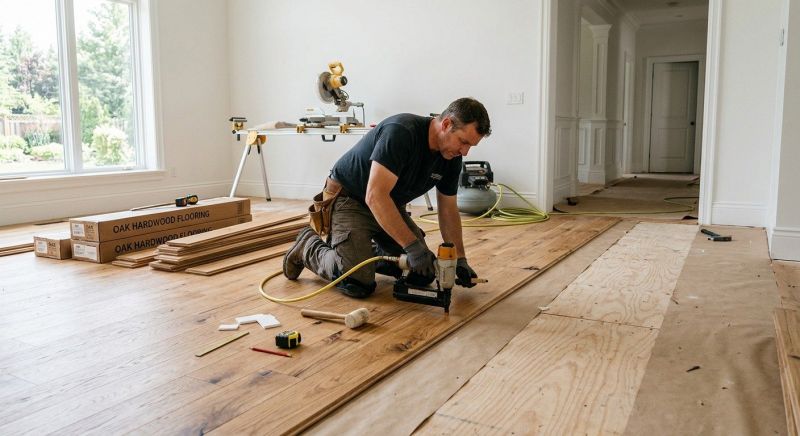 Oak Floor Installation in Centreville, MD