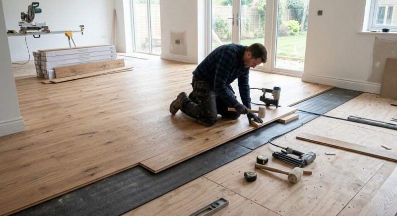 Oak Floor Installation in Chester, MD