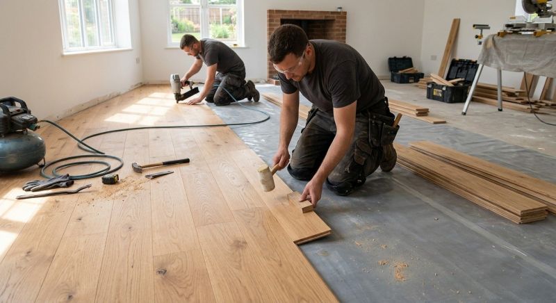Oak Floor Installation in Queenstown, MD