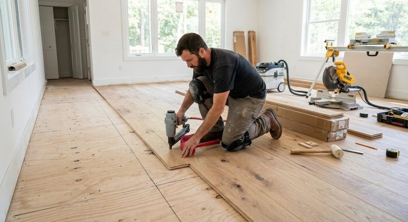 Oak Floor Installation in Shady Side, MD