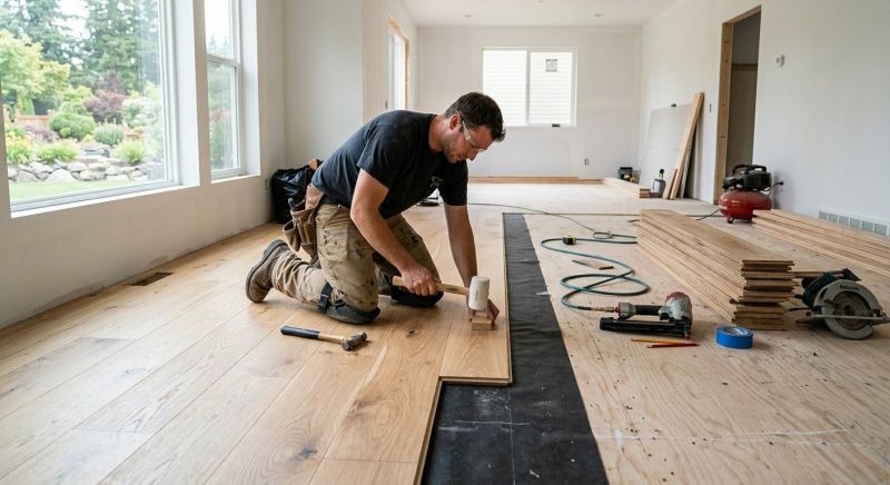 Oak Floor Installation in Talbot County, MD