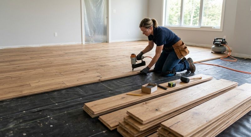 Plank Floor Installation in Easton, MD