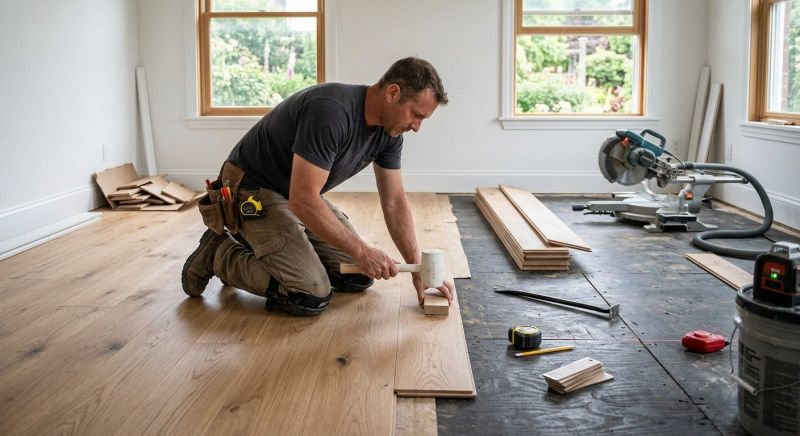 Plank Floor Installation in Easton, MD