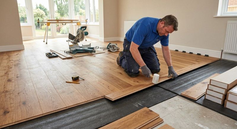 Wide Plank Floor Installation in Easton, MD