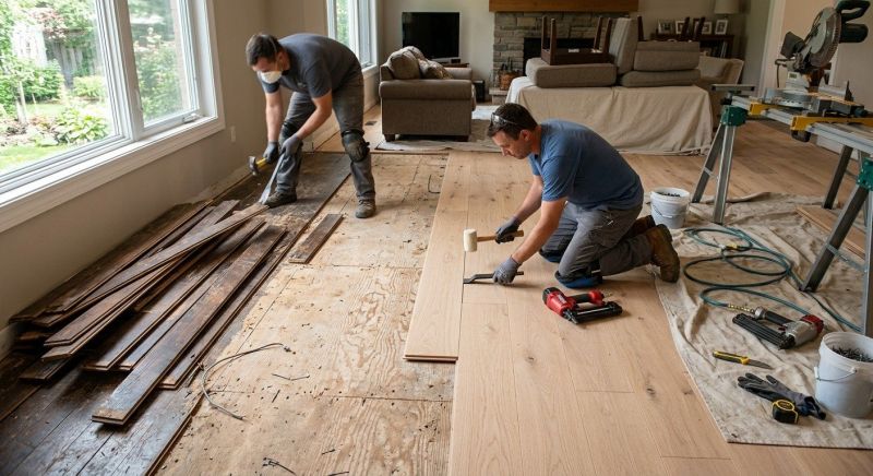 Wood Floor Replacement in Chester, MD