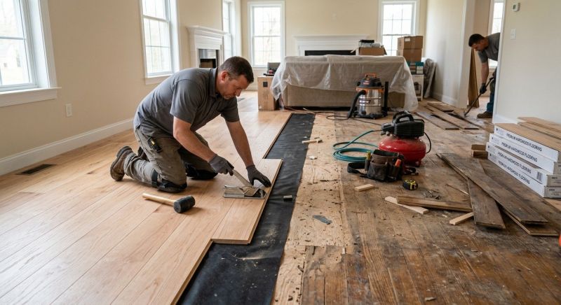 Wood Floor Replacement in Preston, MD