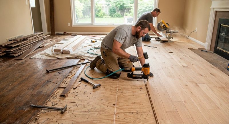 Wood Floor Replacement in Talbot County, MD